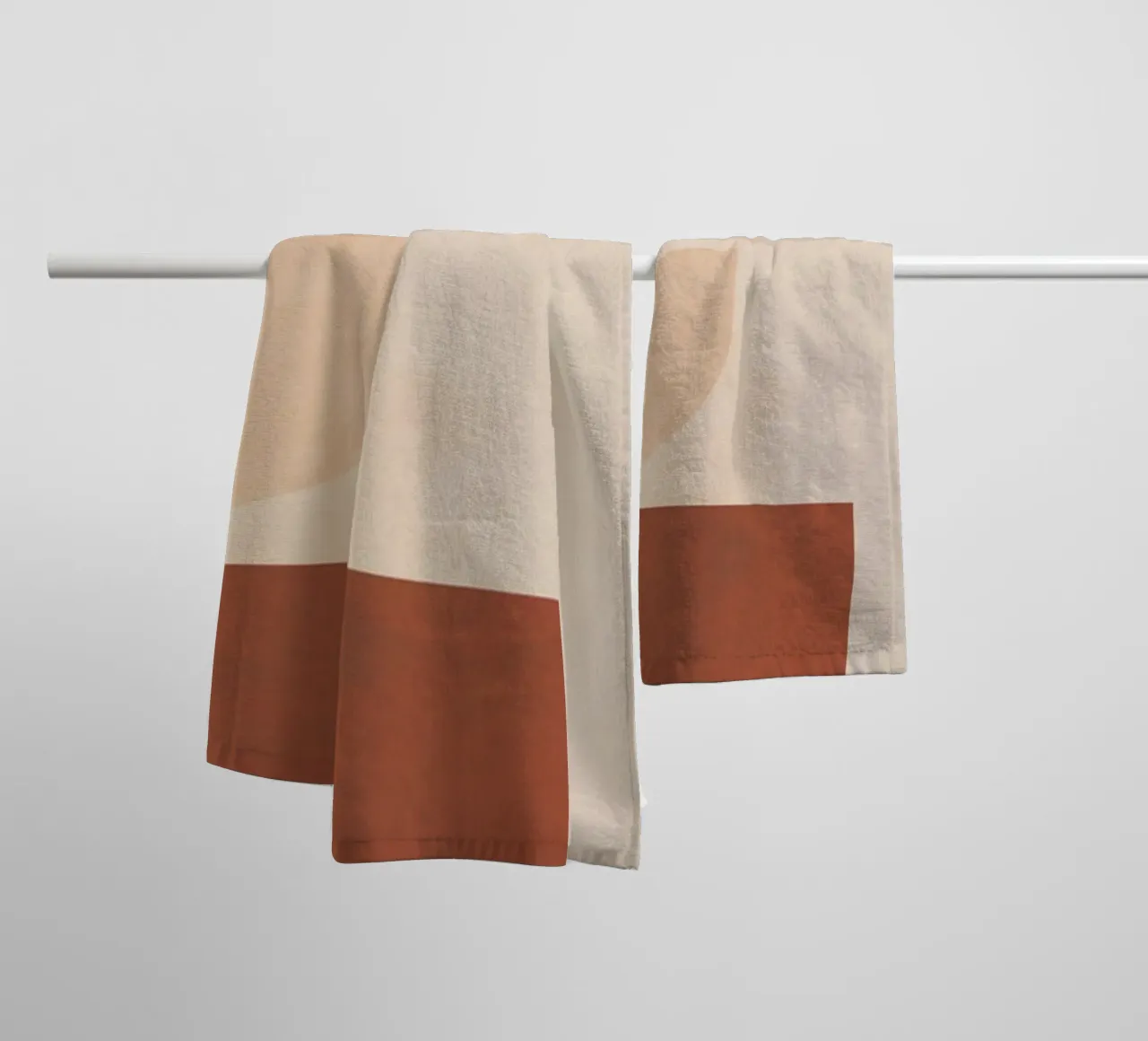 Abstract Minimal Shapes 92 towel by ThingDesign