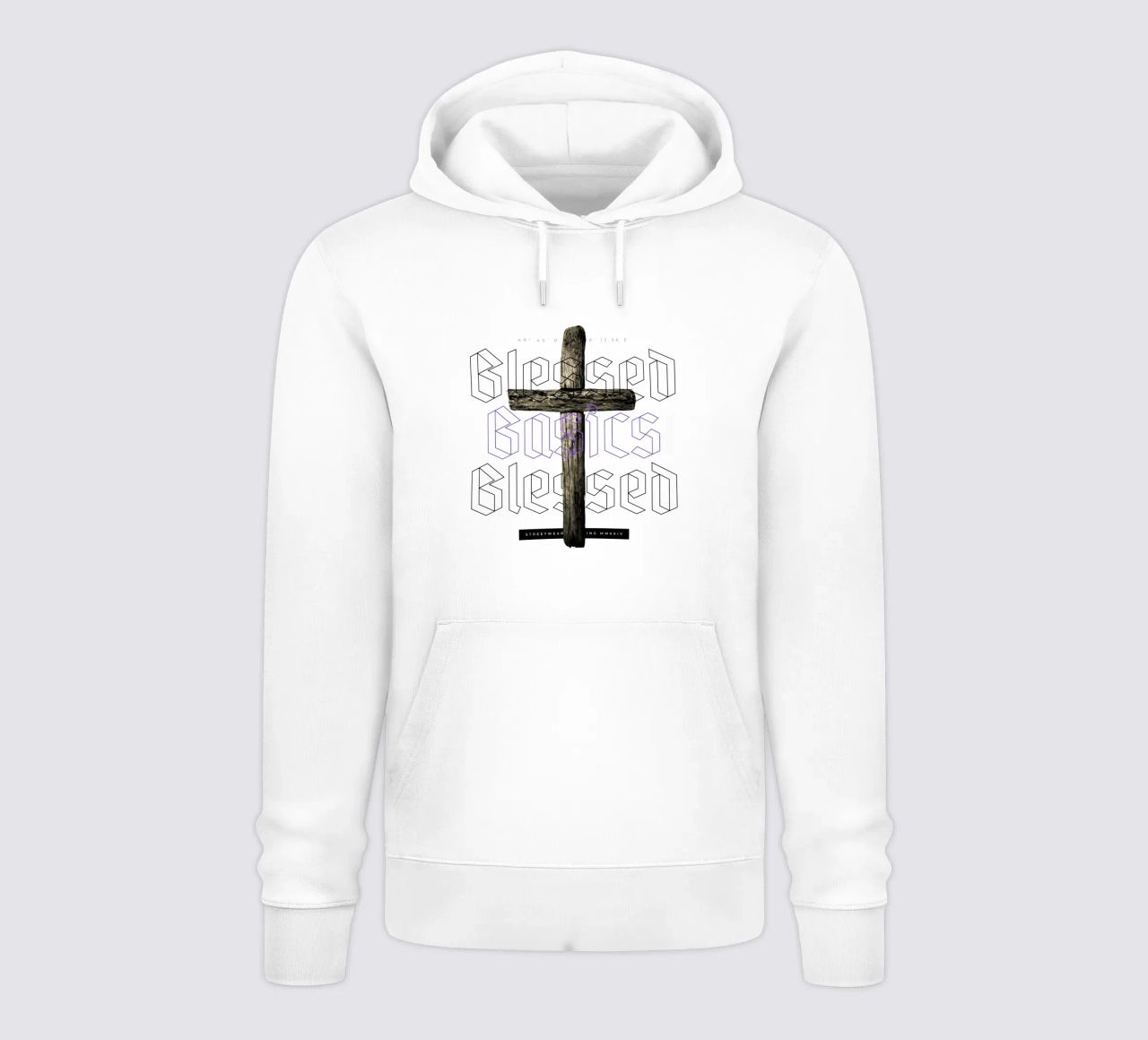 BLESSED BASICS felpa con cappuccio da Einfach Uebel