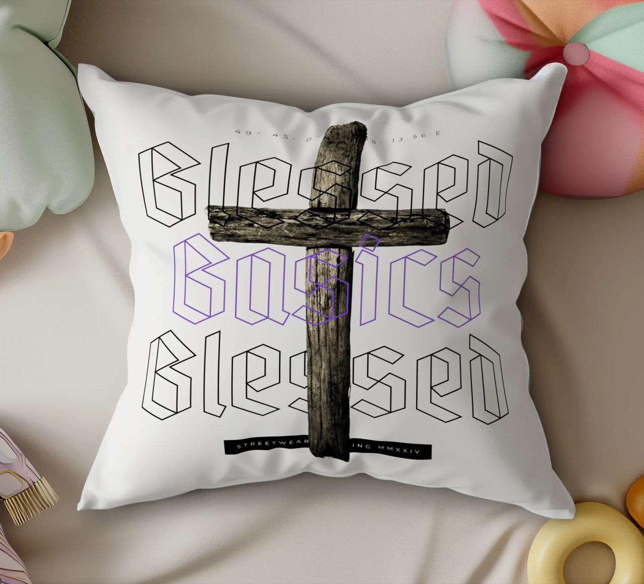 BLESSED BASICS cuscino da Einfach Uebel