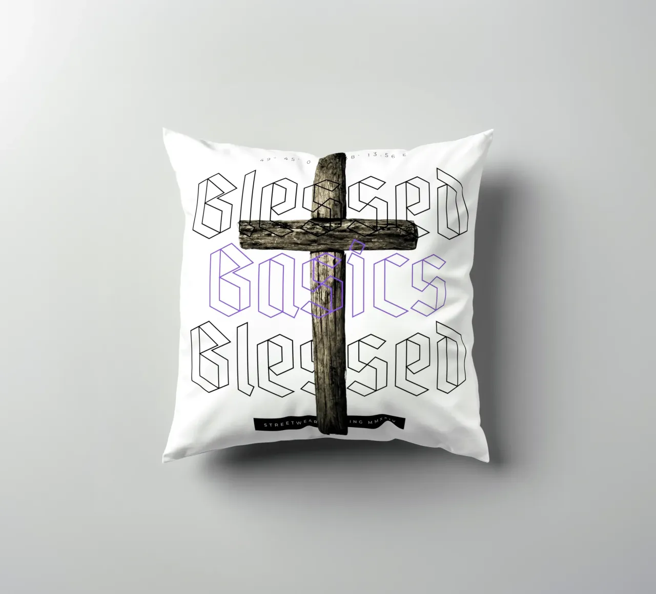 BLESSED BASICS decorative cushion by Einfach Uebel