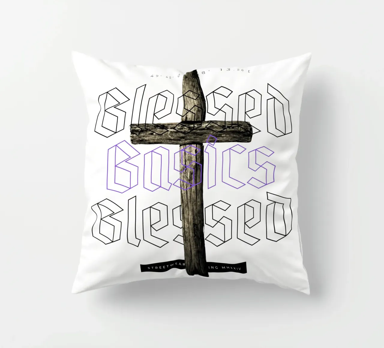 BLESSED BASICS decorative cushion by Einfach Uebel