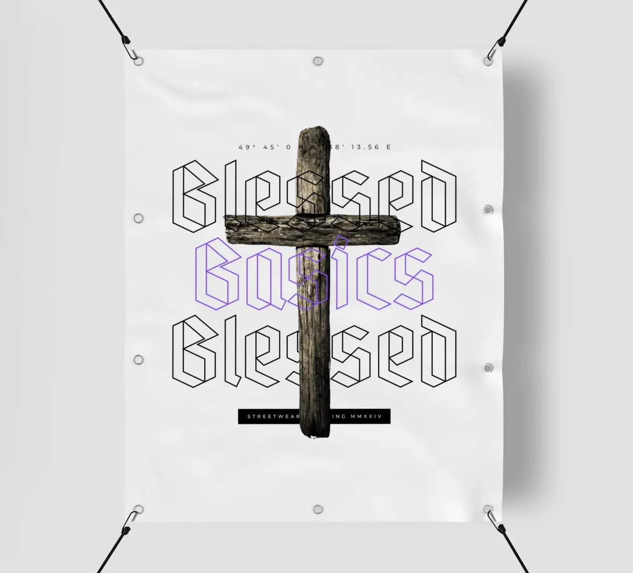 BLESSED BASICS telo in pvc da Einfach Uebel