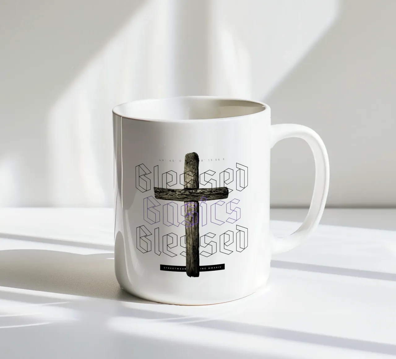 BLESSED BASICS tazza in ceramica da Einfach Uebel