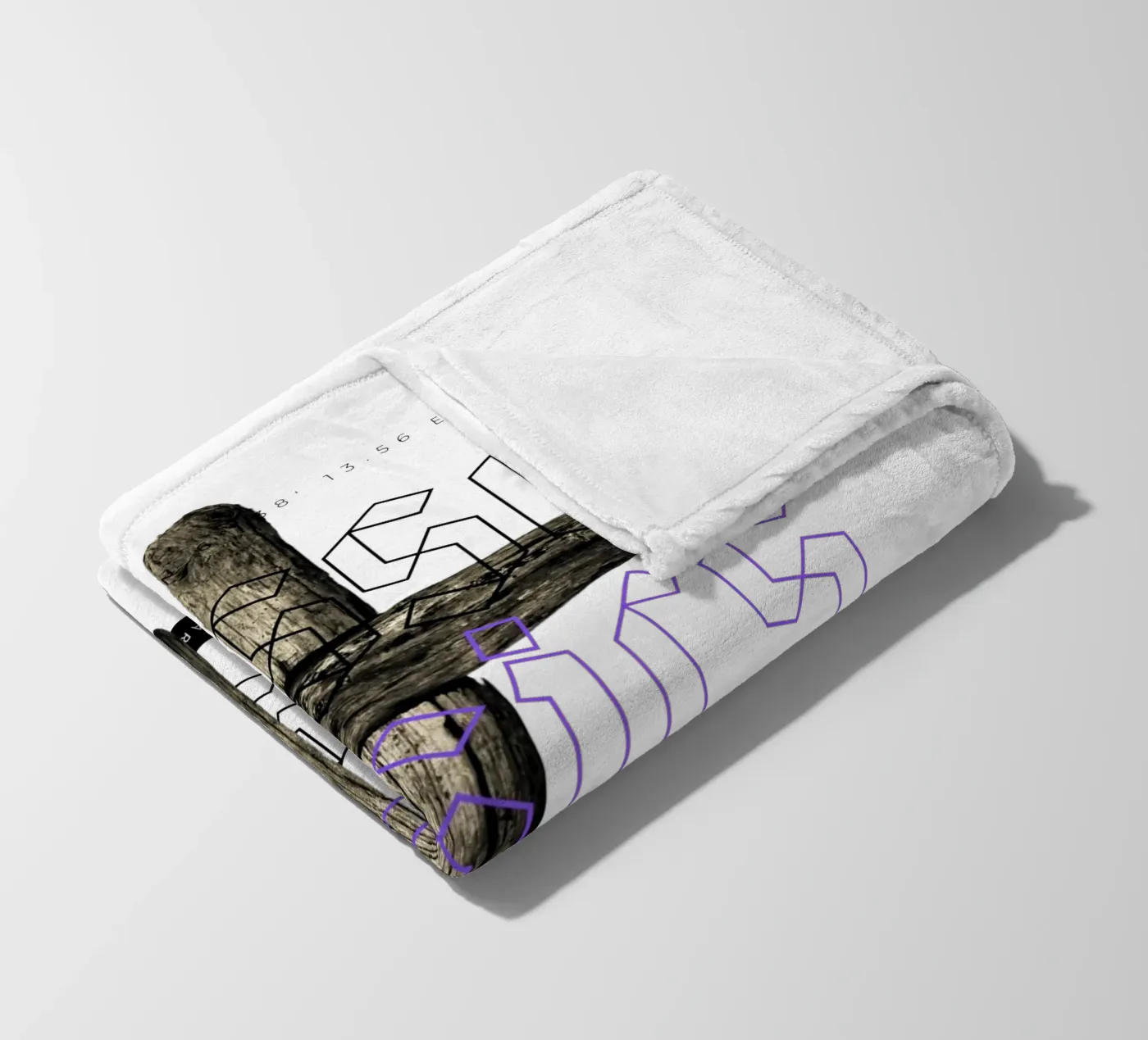 BLESSED BASICS plaid polaire de SMRT STUDIO