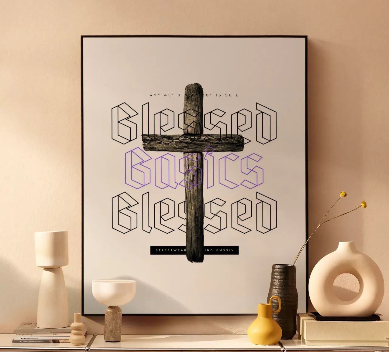 BLESSED BASICS acryl van Einfach Uebel