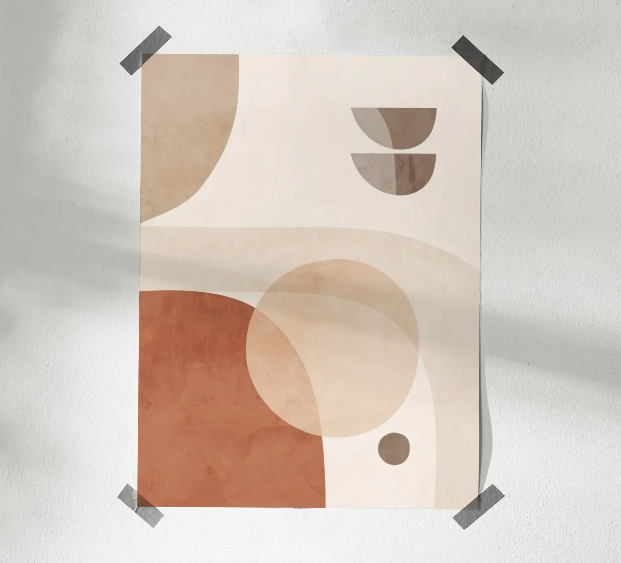 Forme astratte minimali 93 poster da ThingDesign