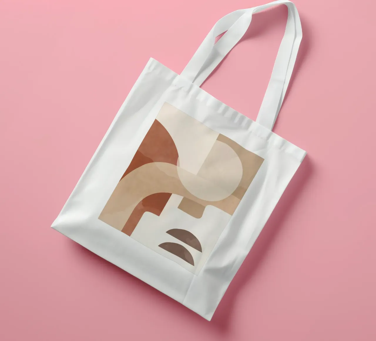 Forme astratte minimali 94 borsa in juta da ThingDesign
