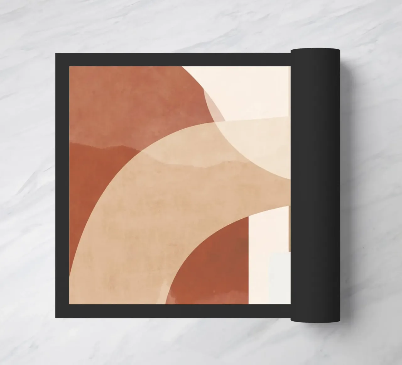 Abstracte minimale vormen 94 deurmat van ThingDesign