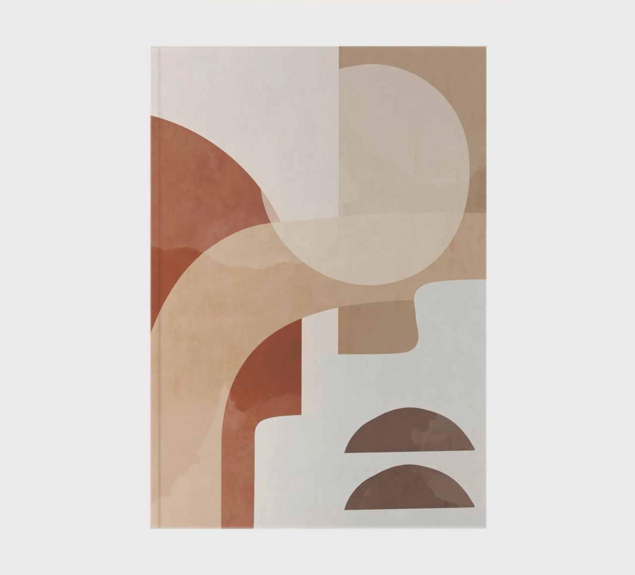 Abstract Minimal Shapes 94 notebook by ThingDesign