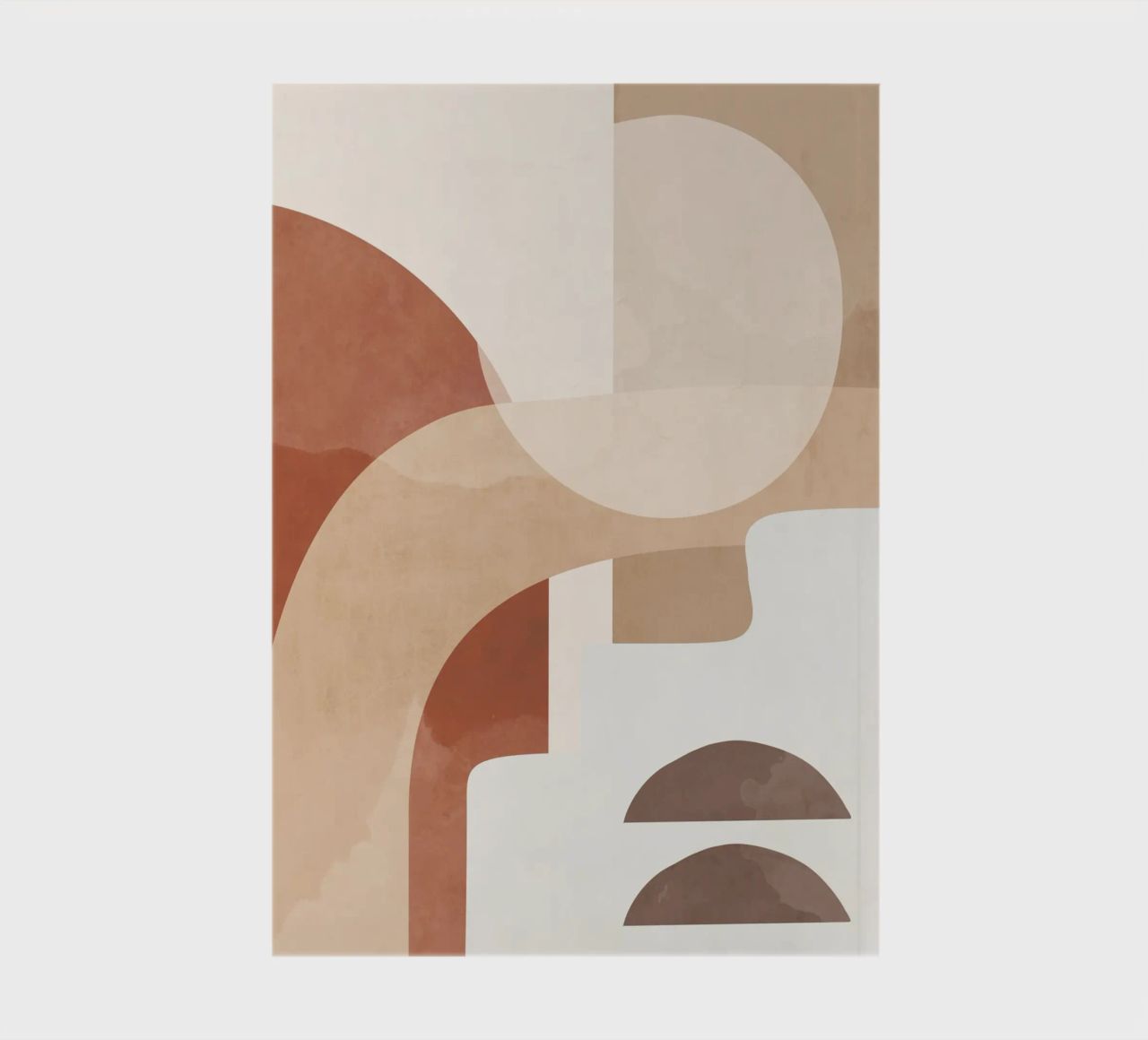 Abstract Minimal Shapes 94 notebook by ThingDesign