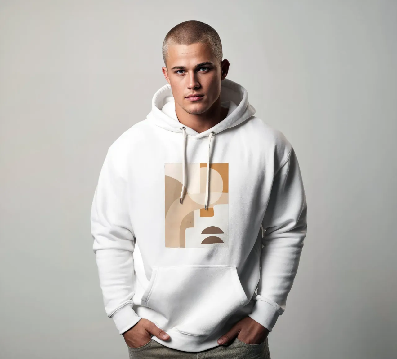 Abstract Minimal Shapes 95 hoodie by ThingDesign