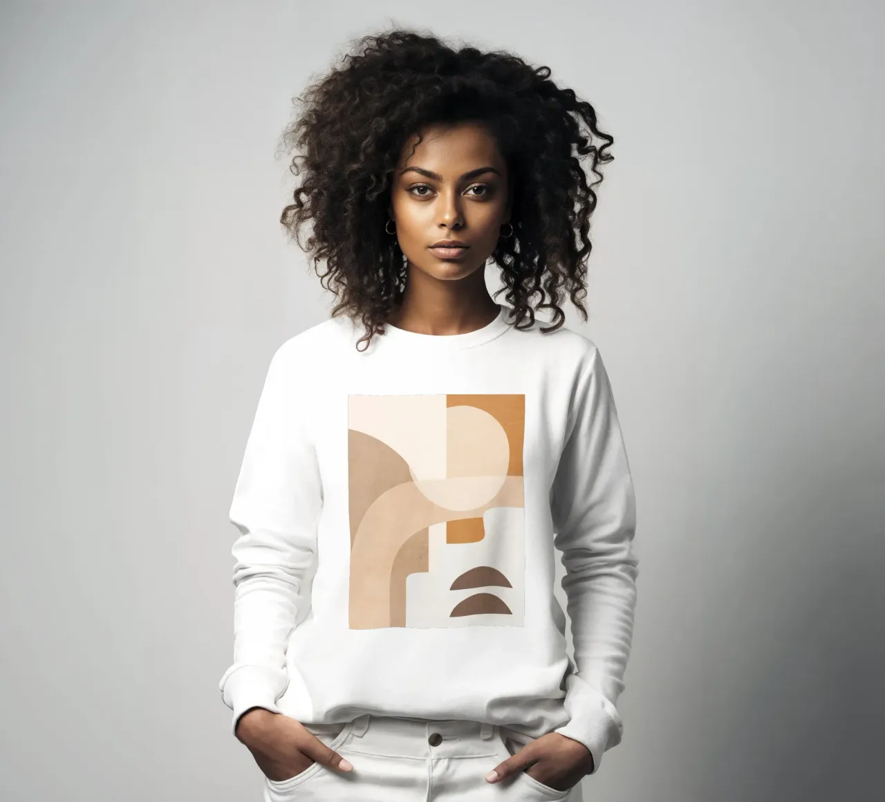 Forme astratte minimali 95 felpa da ThingDesign