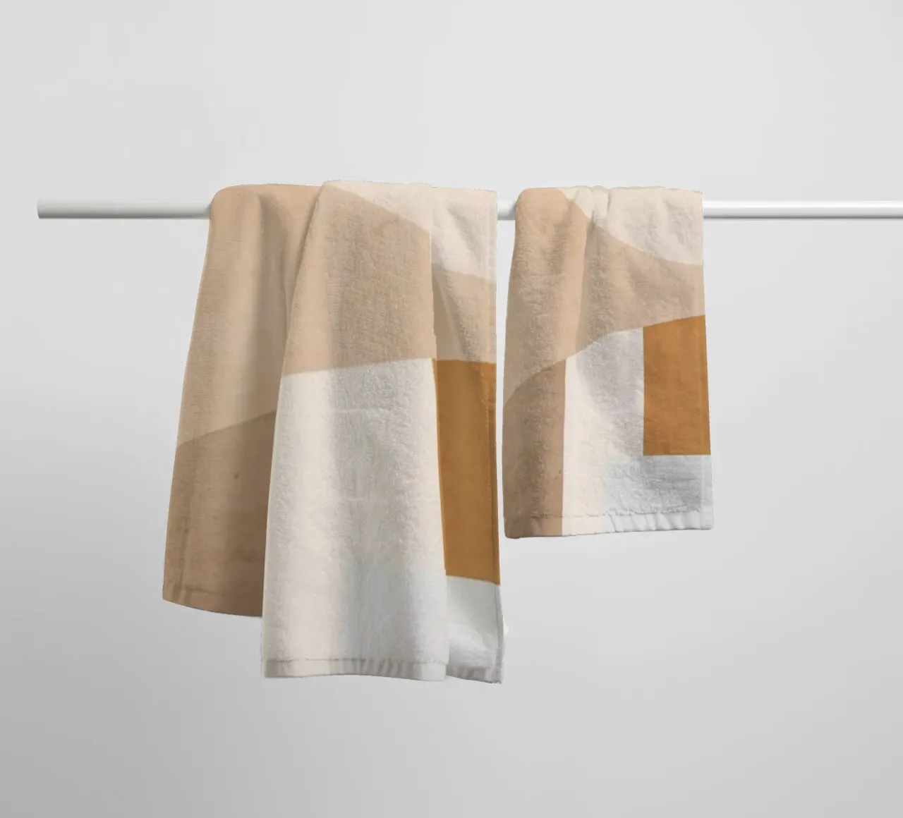 Abstract Minimal Shapes 95 towel by ThingDesign