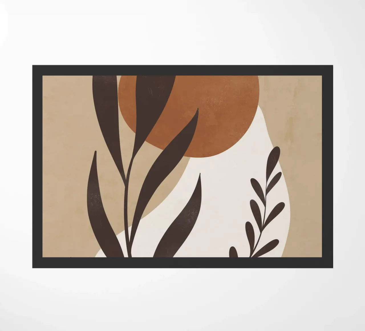 Abstrait Minimal Plante 023 paillasson de ThingDesign