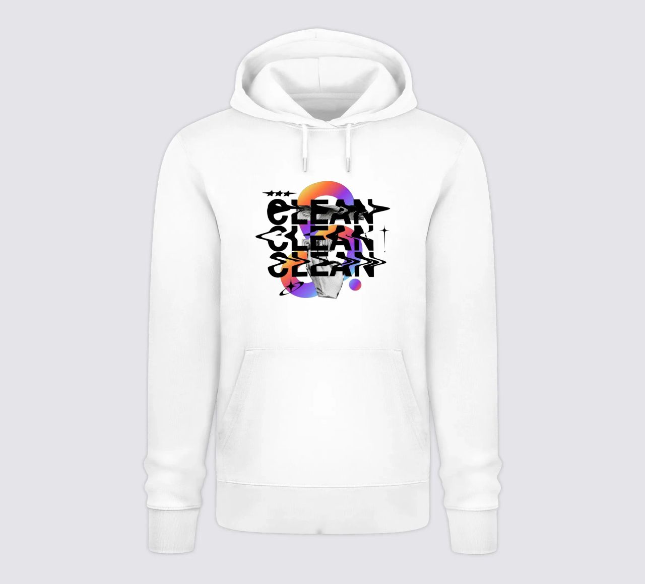 CLEAN felpa con cappuccio da Einfach Uebel