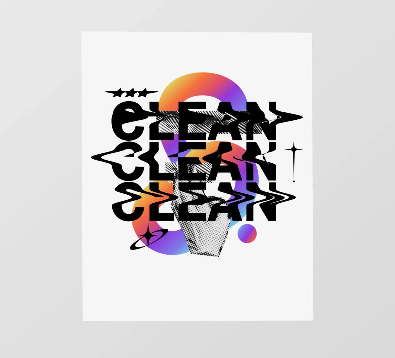 CLEAN telo in pvc da Einfach Uebel