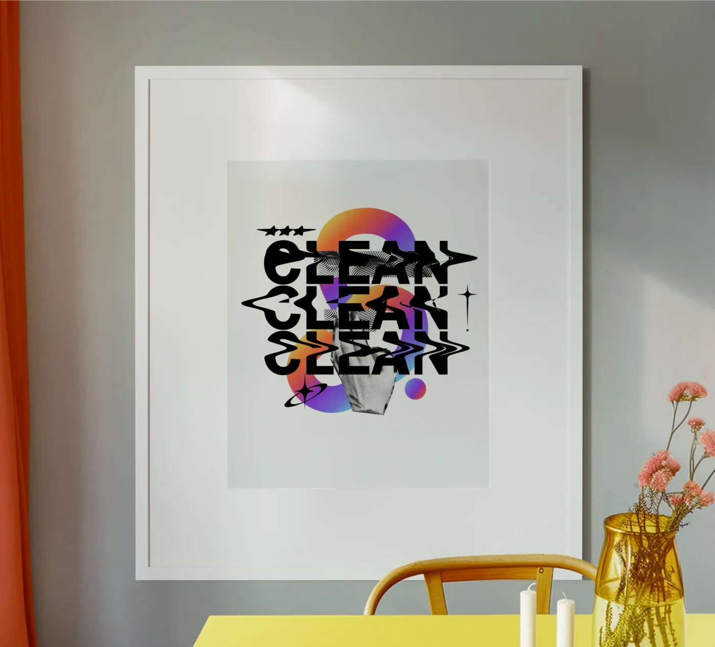 CLEAN poster de SMRT STUDIO