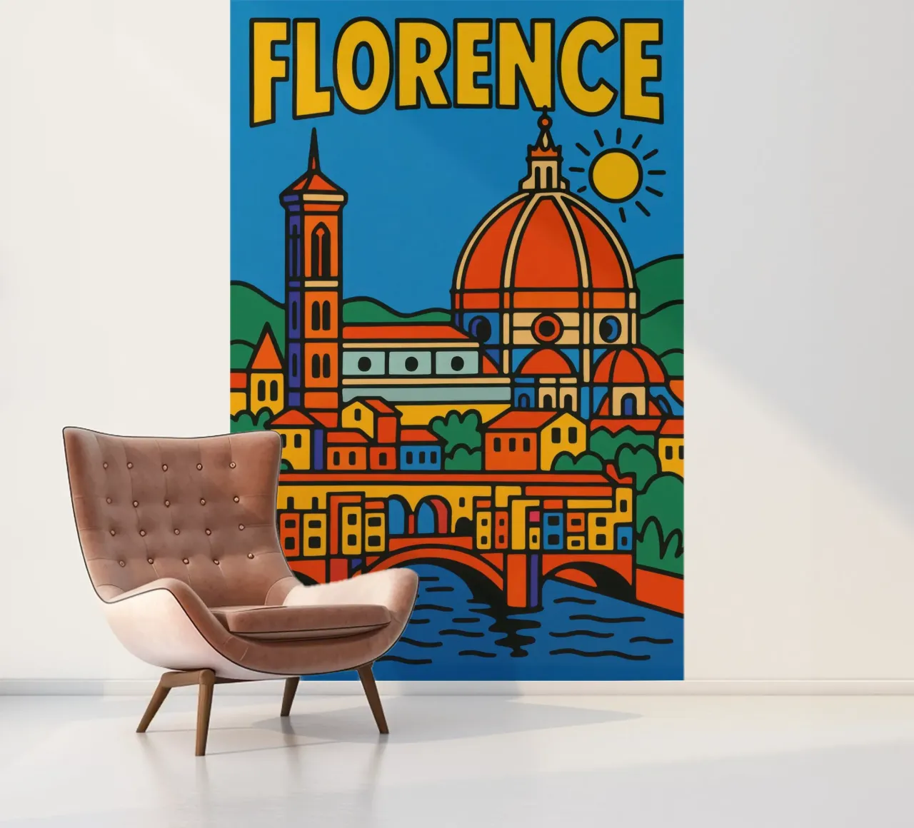 Florence - The Renaissance in colour photo wallpaper by JETLAG | affiches voyage