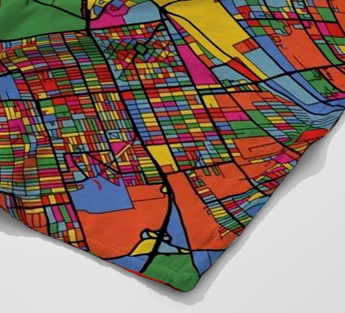 Budapest fleecedeken van The Cartography Collection