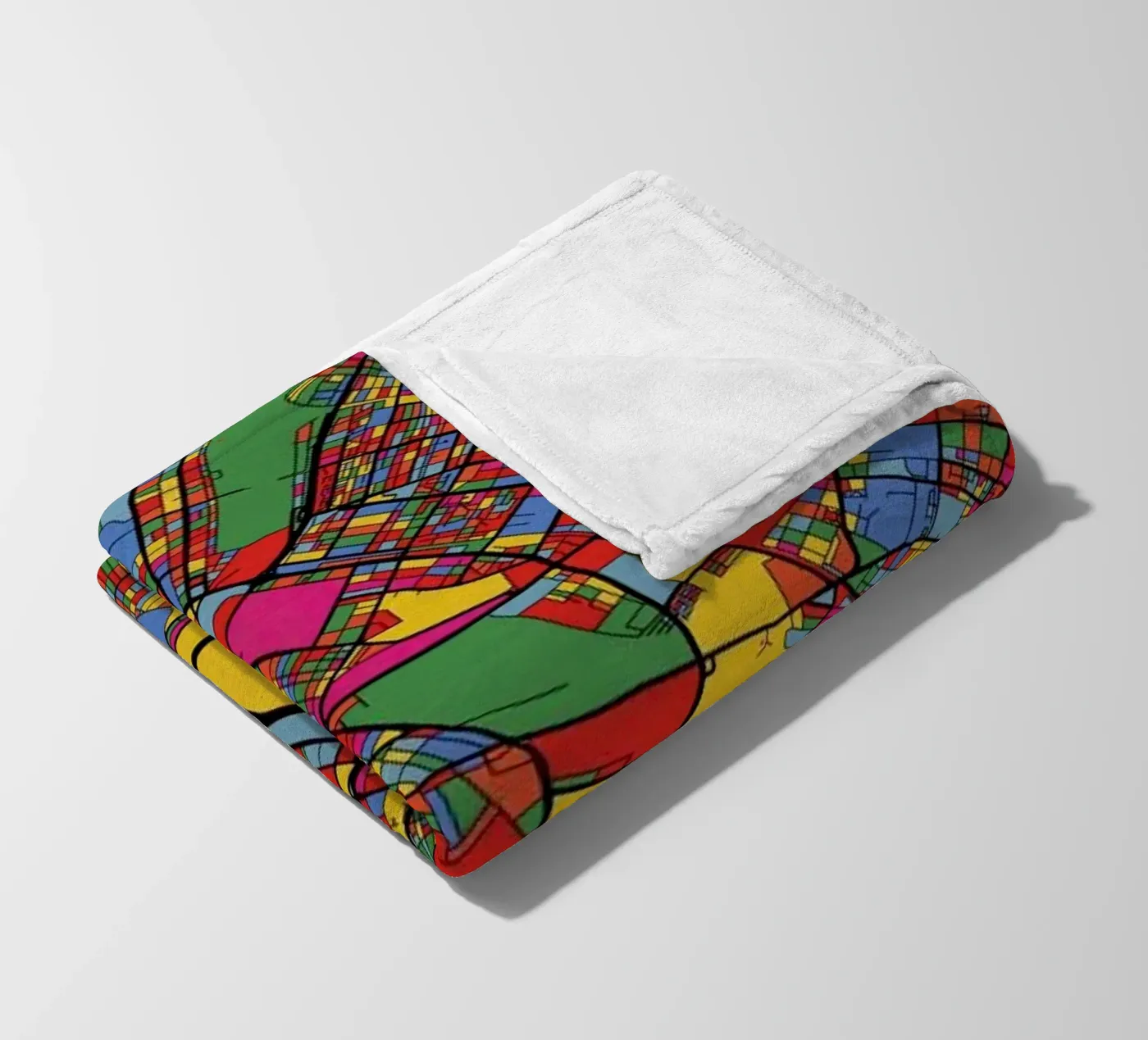 Budapest fleecedeken van The Cartography Collection