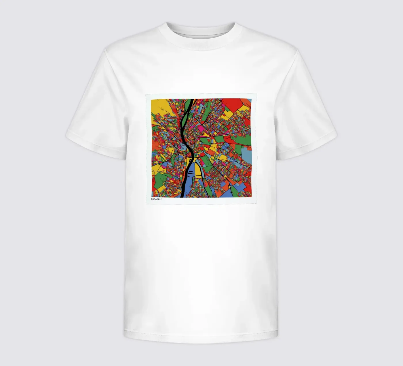 Budapest t-shirt bambini da The Cartography Collection