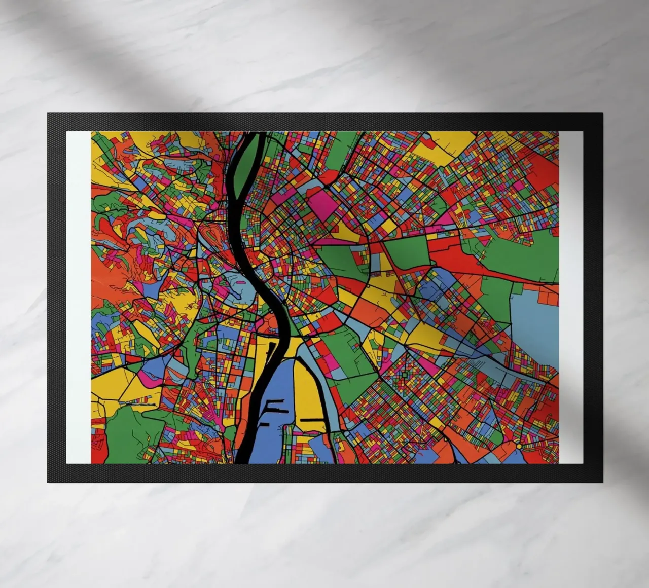 Budapest deurmat van The Cartography Collection