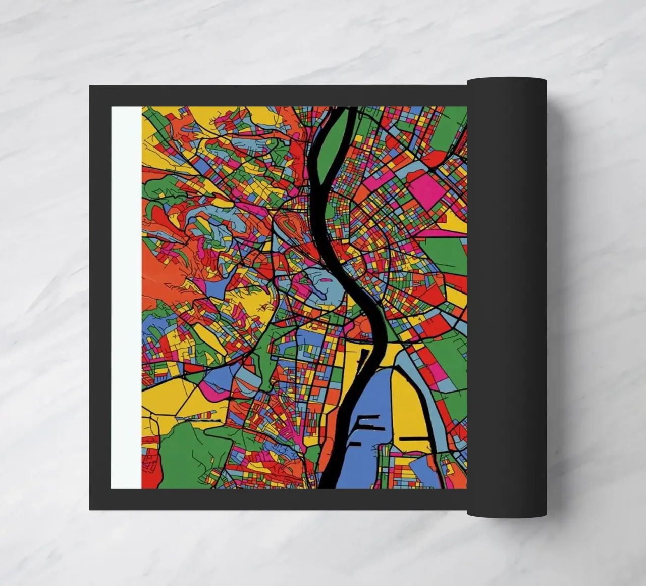 Budapest doormat by The Cartography Collection