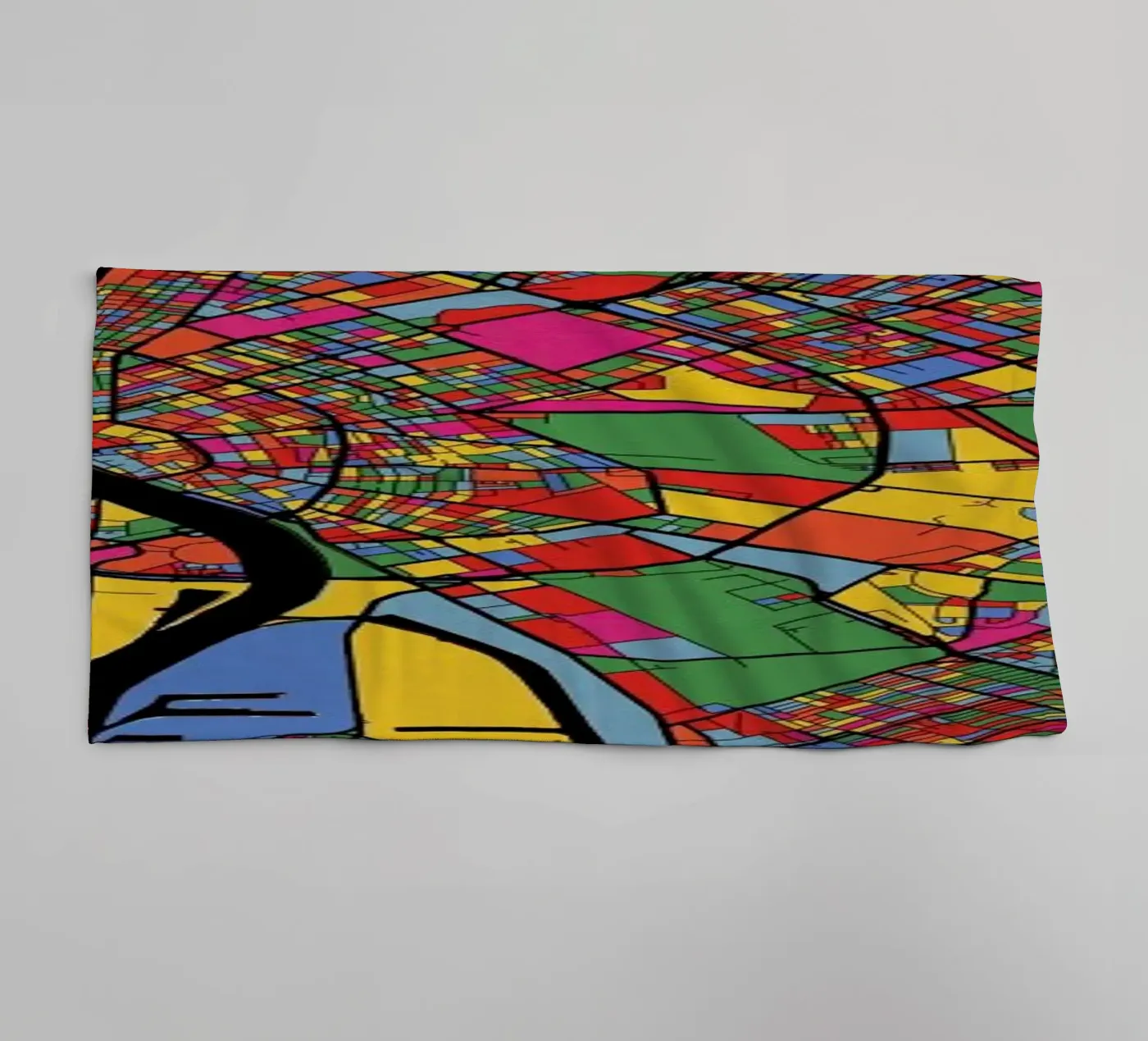 Budapest towel by The Cartography Collection