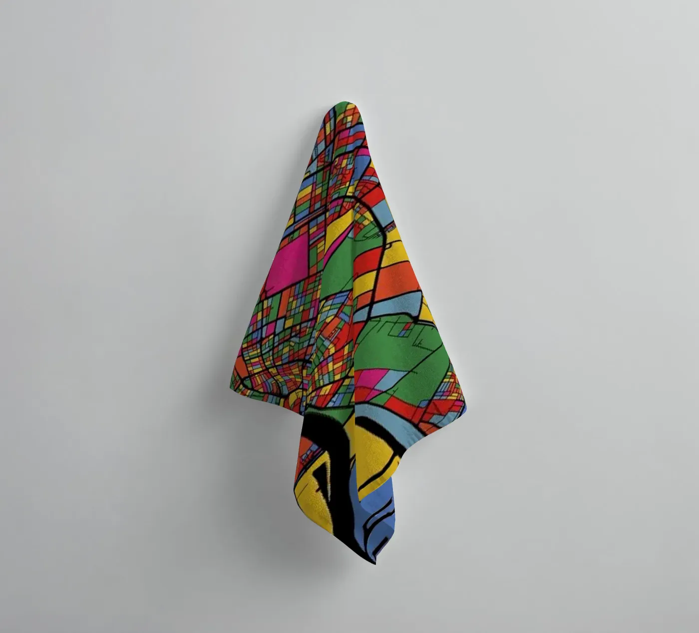 Budapest towel by The Cartography Collection