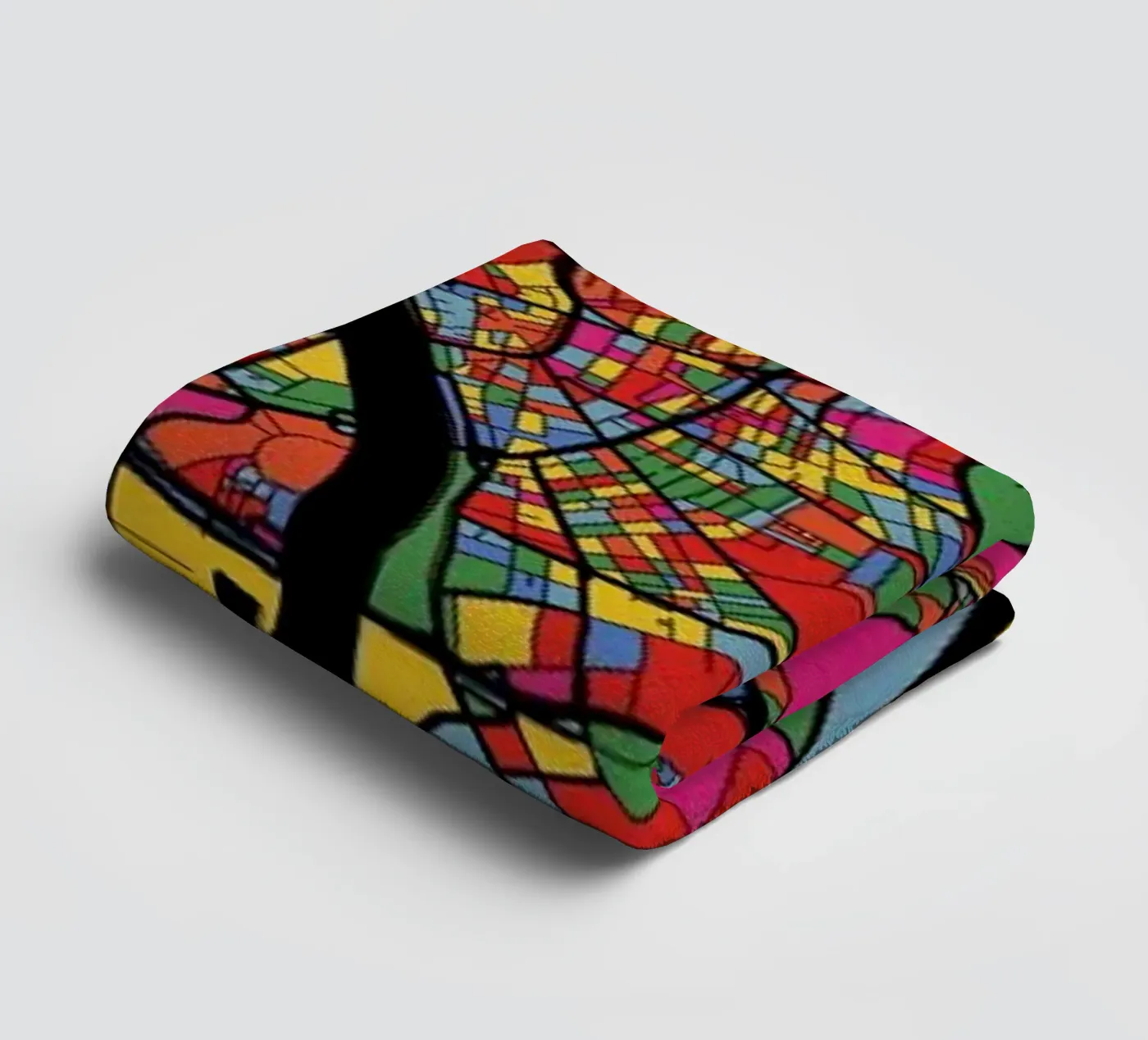 Budapest towel by The Cartography Collection