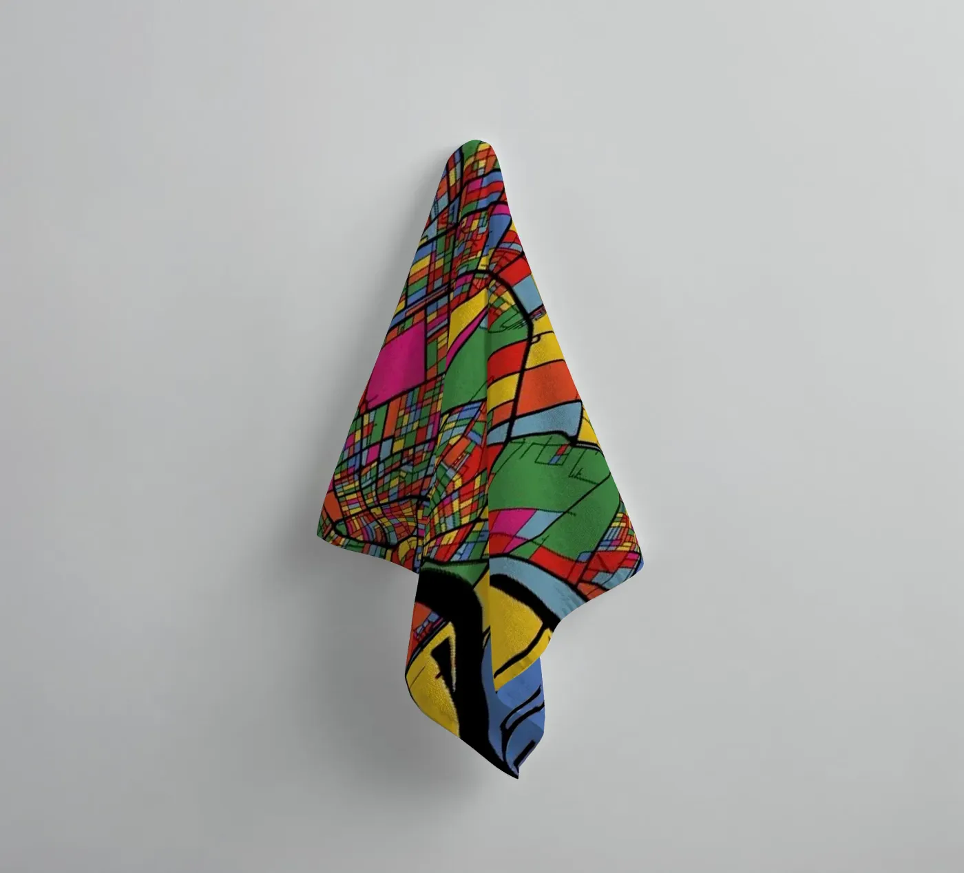 Budapest towel by The Cartography Collection