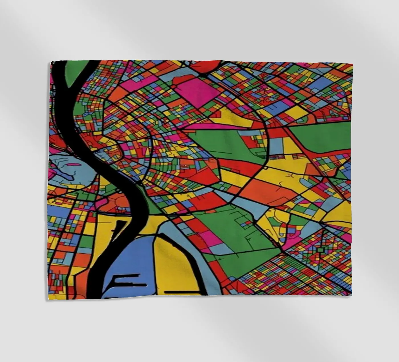 Budapest strandhanddoek van The Cartography Collection