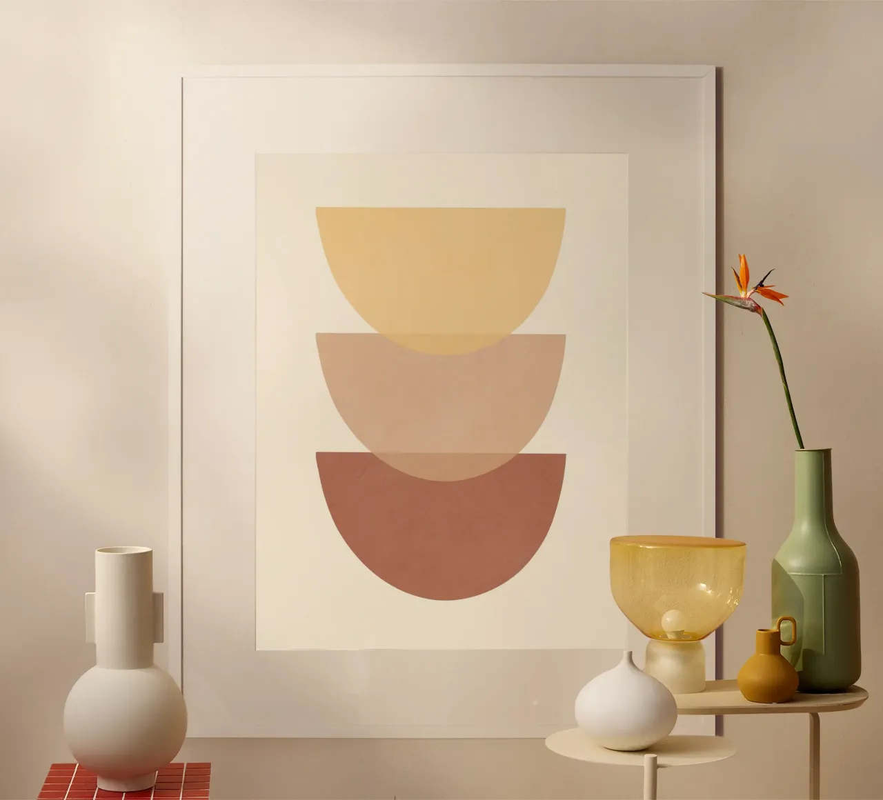 Abstract Minimal Shapes 96 hahnemühle by ThingDesign