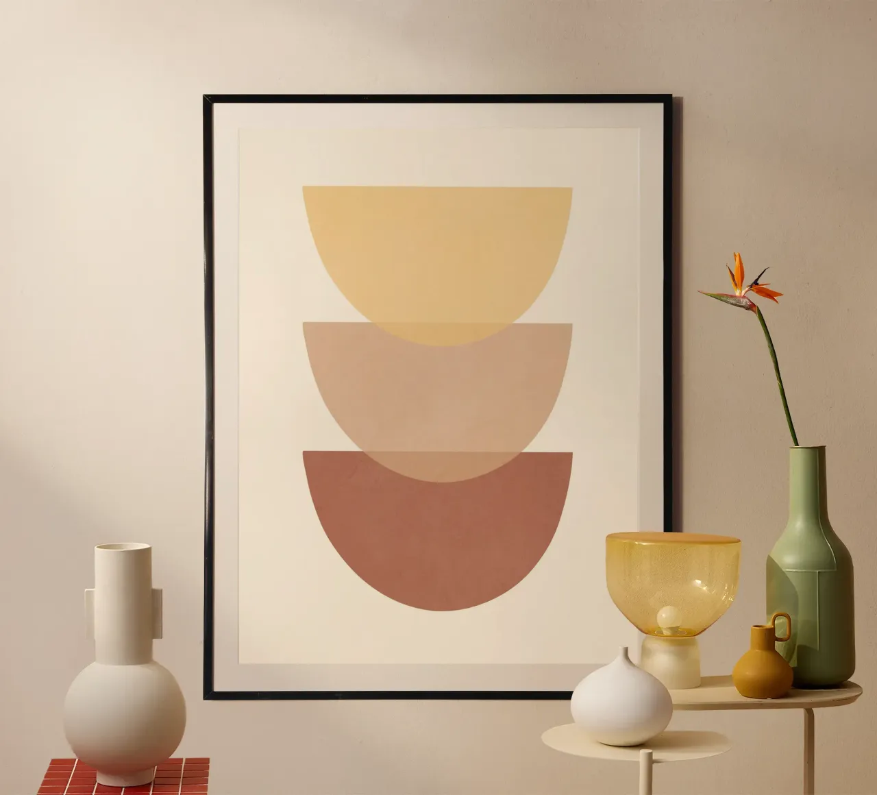 Abstract Minimal Shapes 96 hahnemühle by ThingDesign