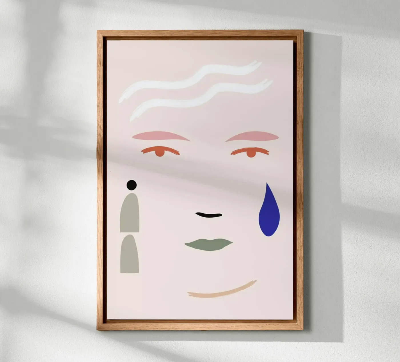 Tear canvas van Pure