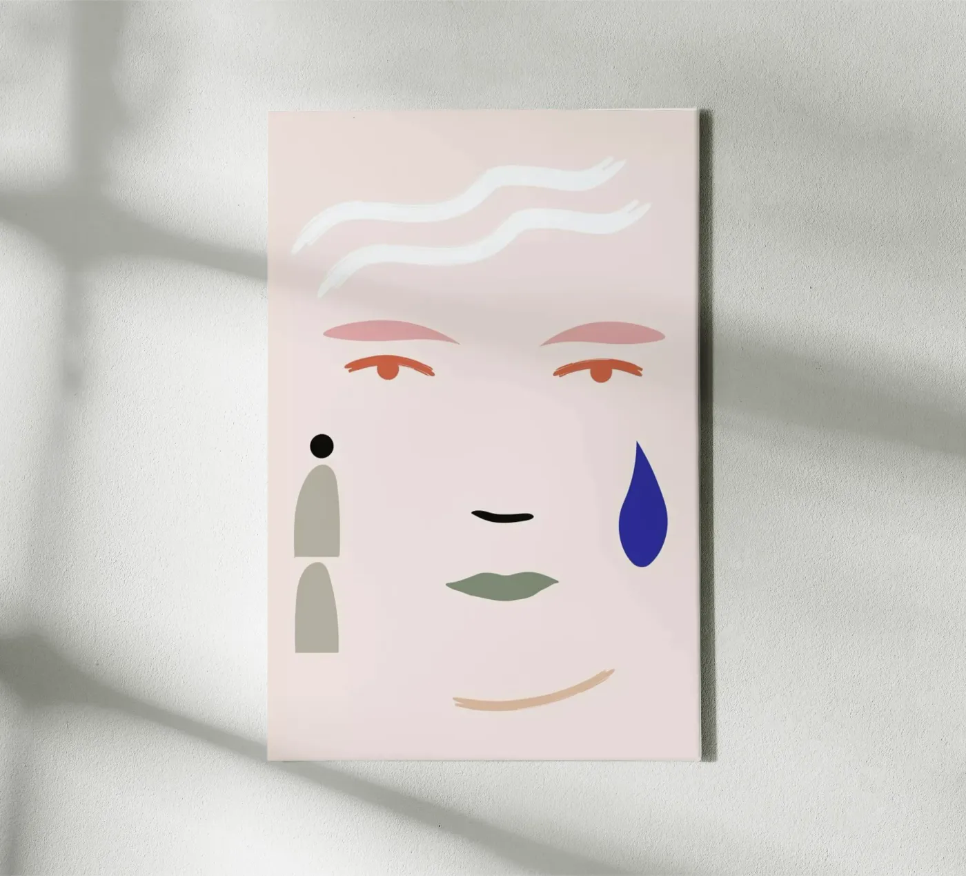 Tear canvas van Pure