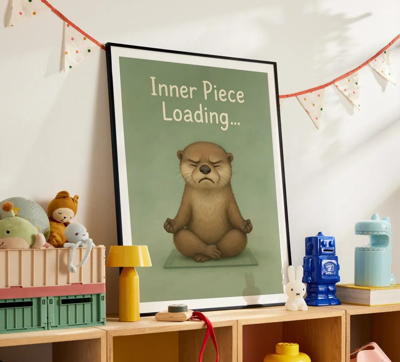 Divertente Meme di meditazione sulla lontra poster da Funny Humor Art