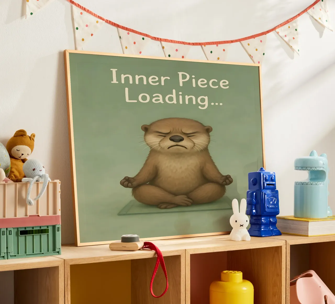 Divertente Meme di meditazione sulla lontra poster da Funny Humor Art