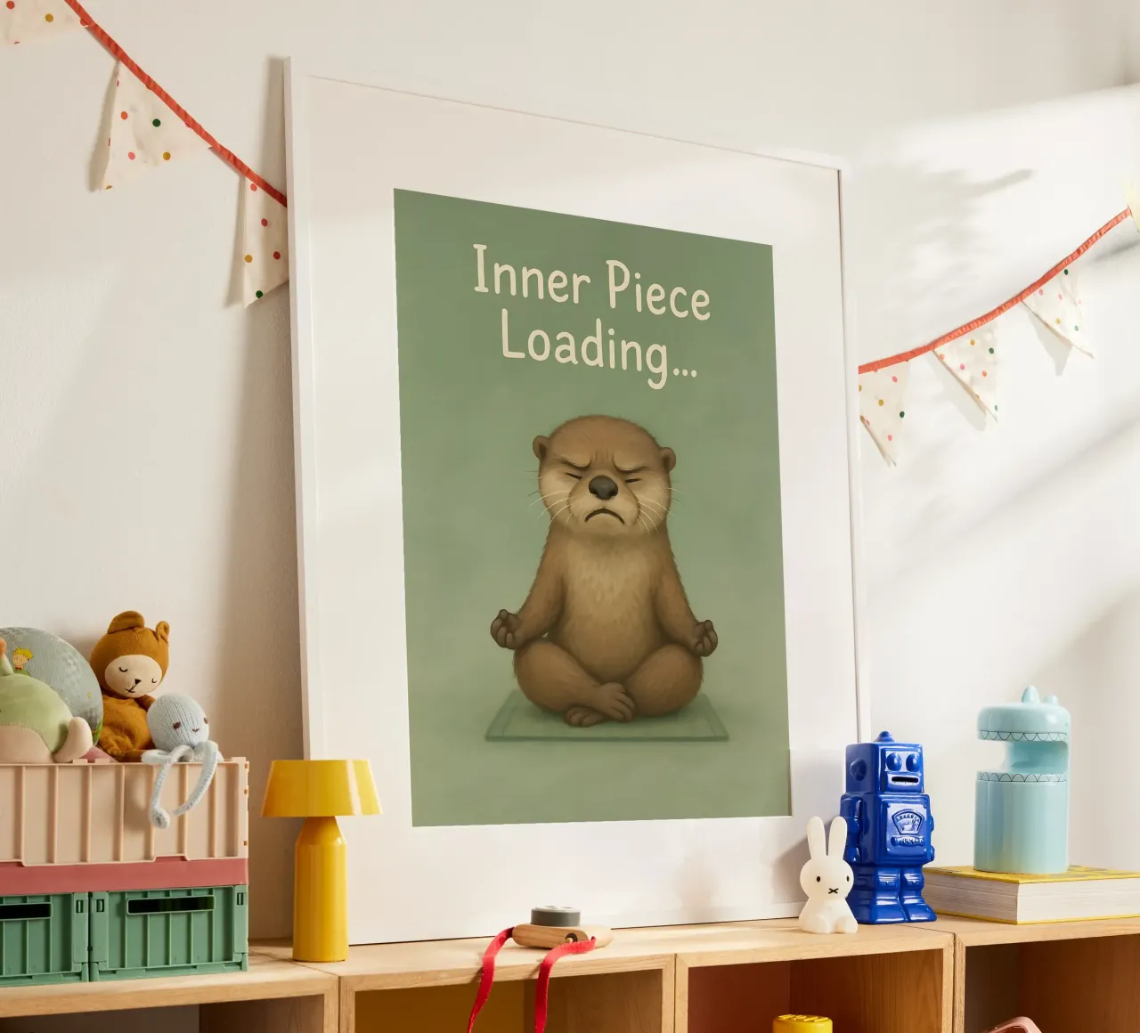 Divertente Meme di meditazione sulla lontra poster da Funny Humor Art
