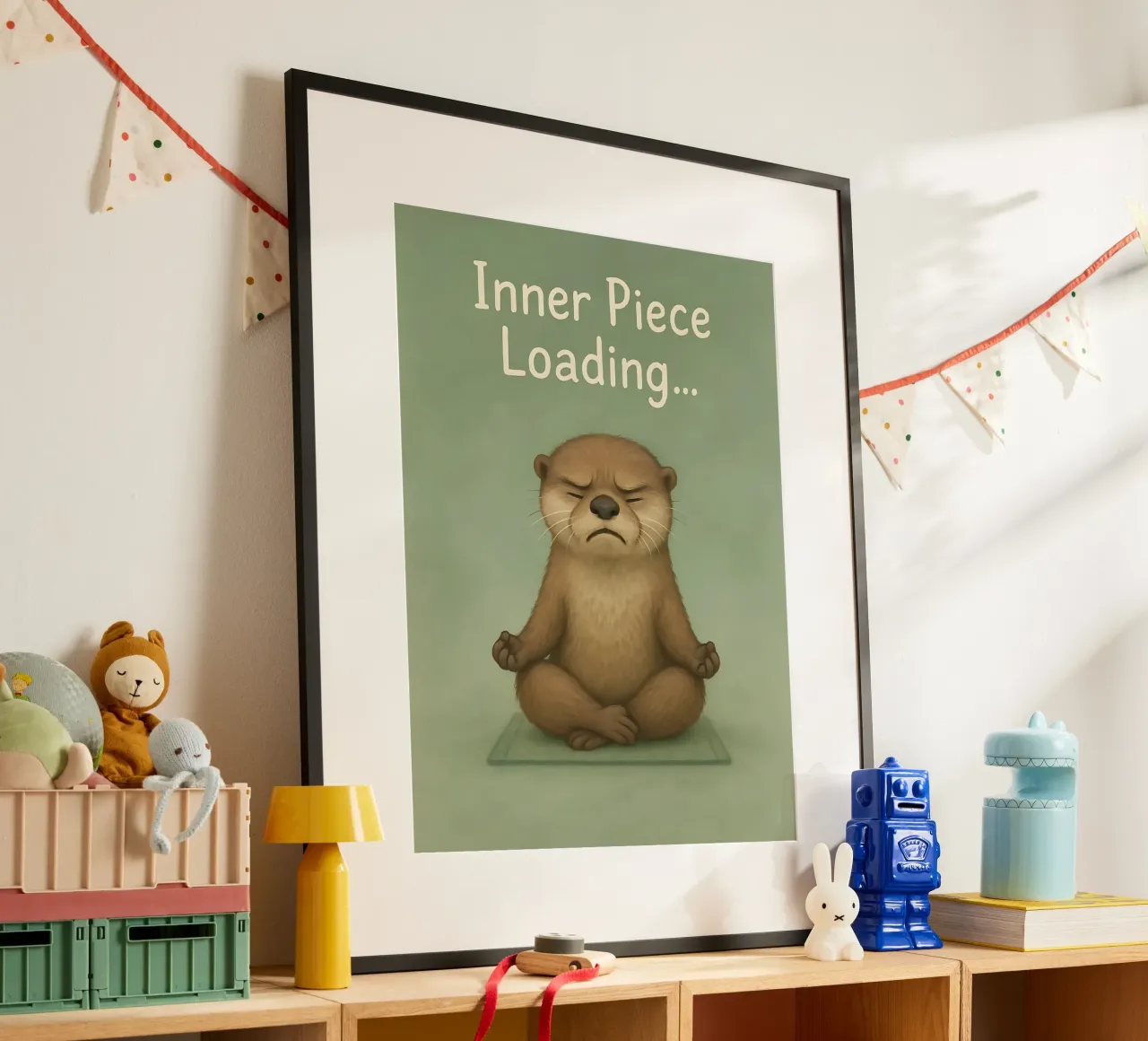 Divertente Meme di meditazione sulla lontra poster da Funny Humor Art