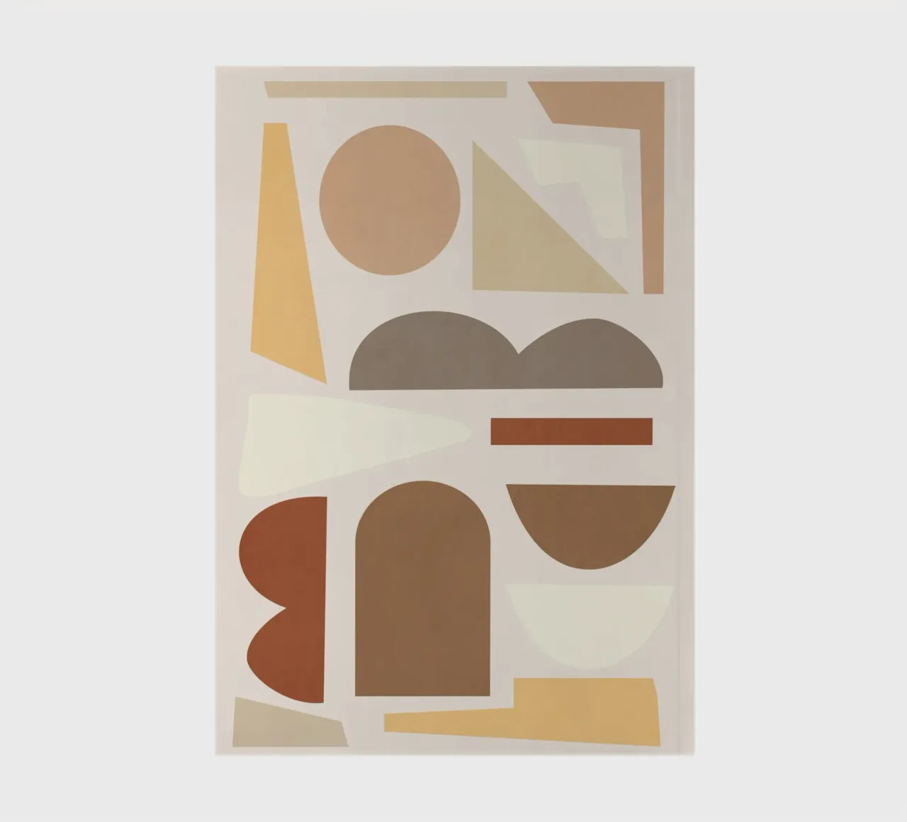 Abstract Minimal Shapes 97 notebook by ThingDesign