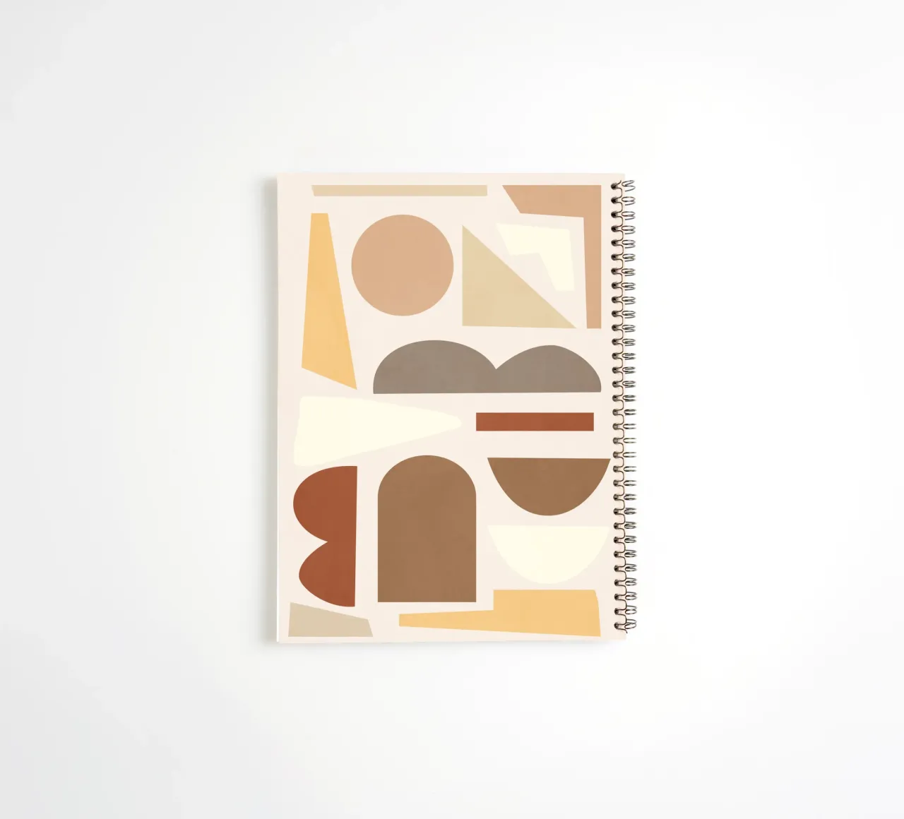 Abstract Minimal Shapes 97 spiral notebook by ThingDesign