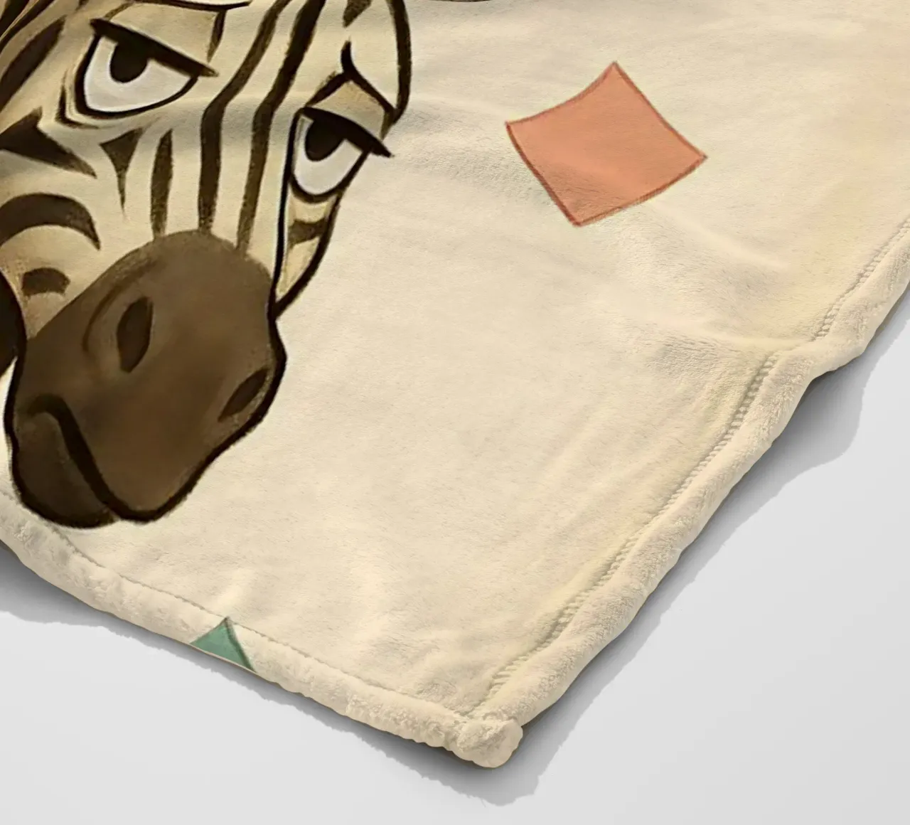 Meme divertente sulla zebra coperta in pile da Funny Humor Art