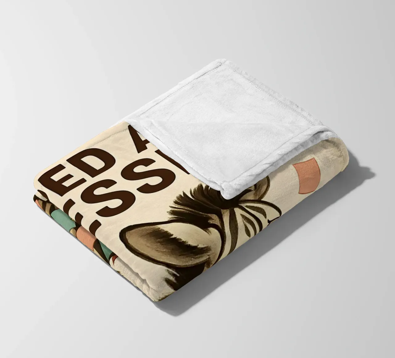 Meme divertente sulla zebra coperta in pile da Funny Humor Art