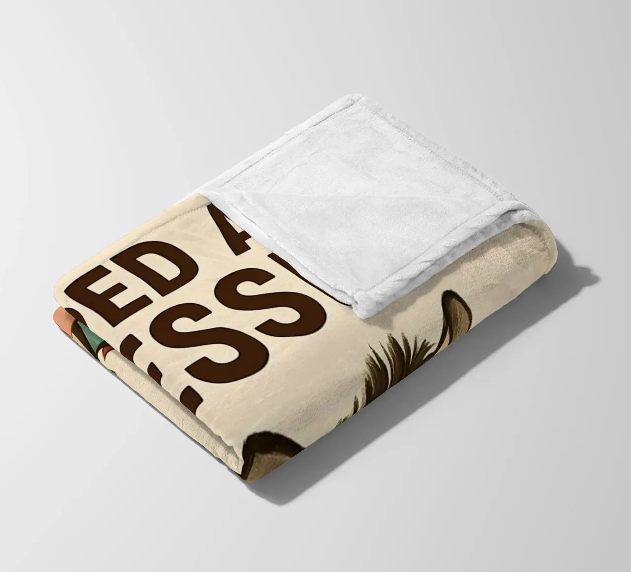 Meme divertente sulla zebra coperta in pile da Funny Humor Art