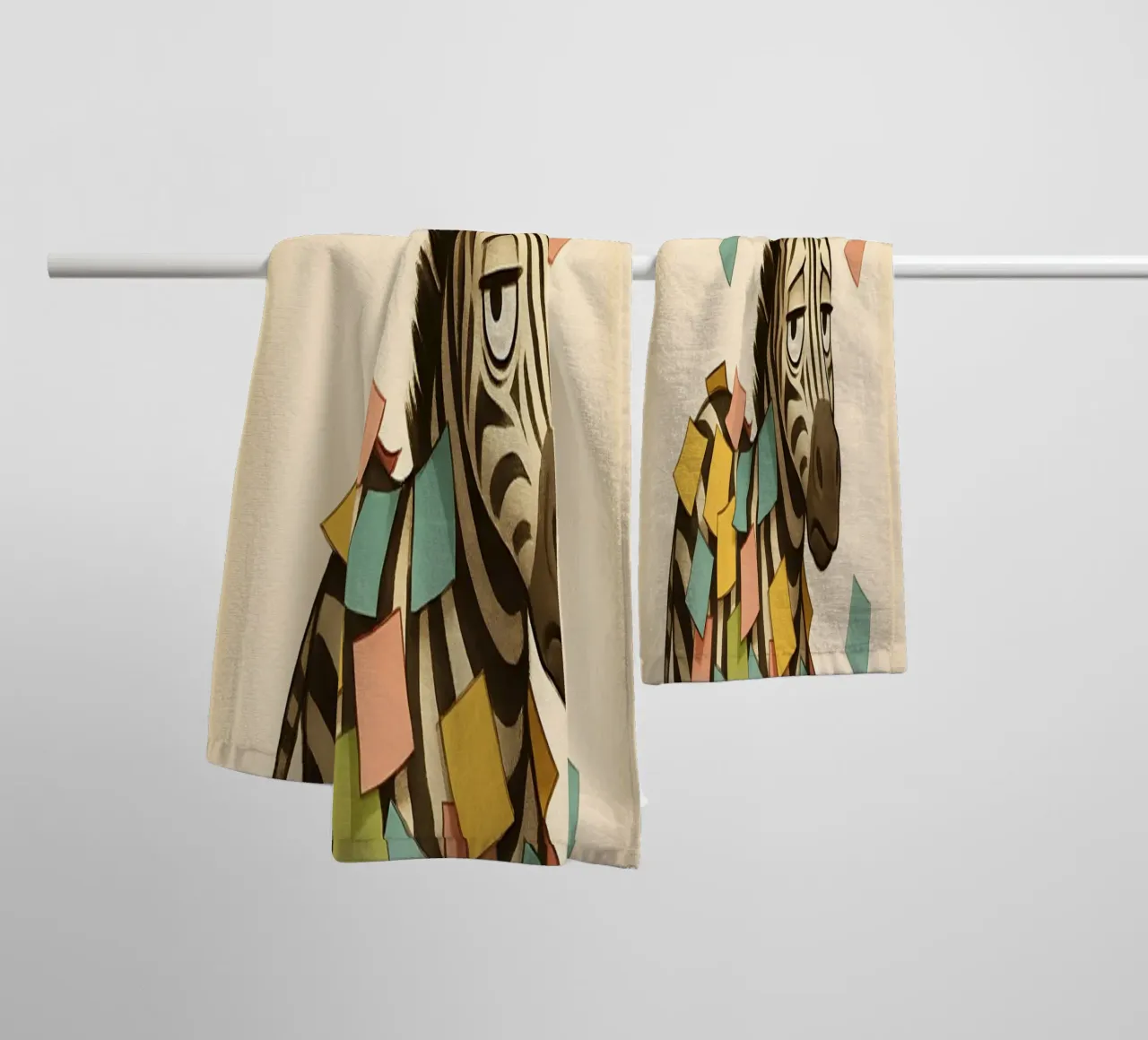 Funny Zebra Meme towel by Funny Humor Art