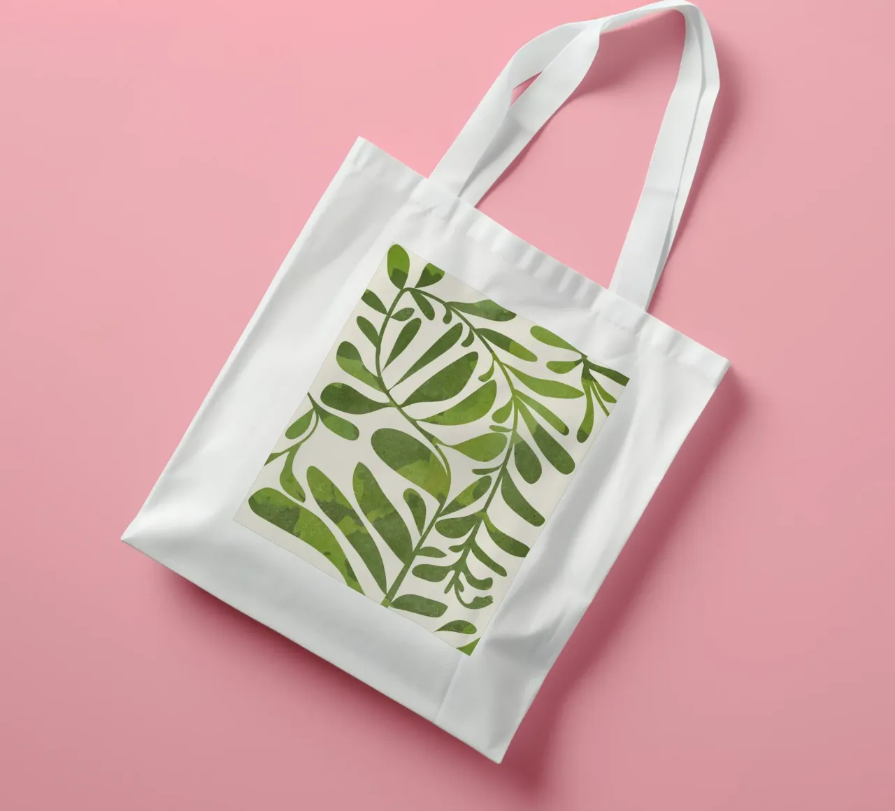 Abstract Plant tote bag by ThingDesign