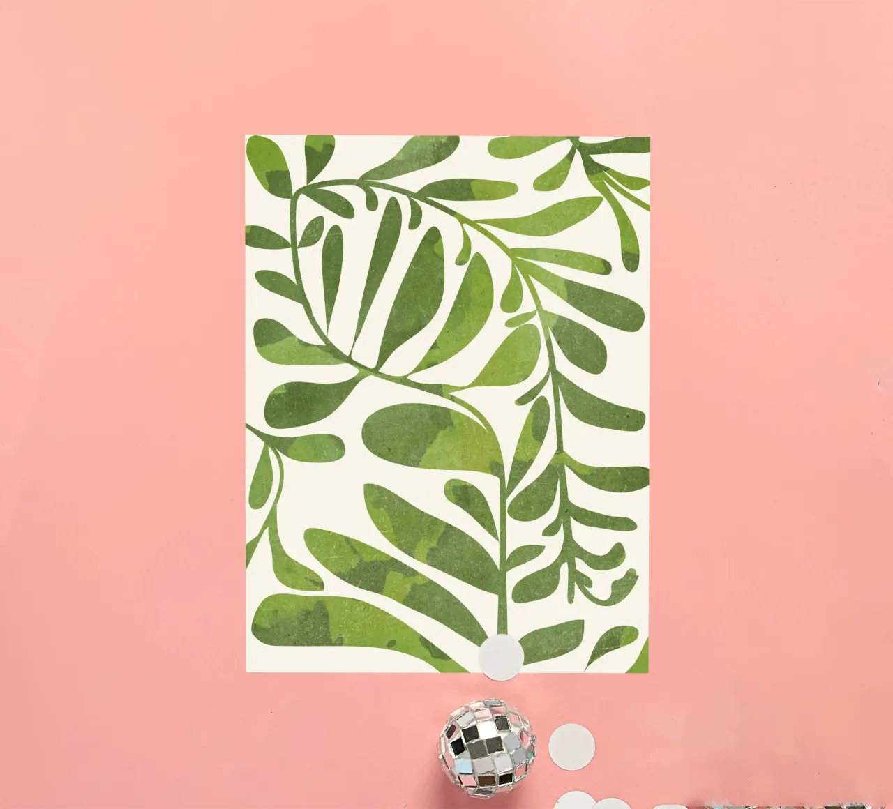 Abstract Plant sticker by ThingDesign
