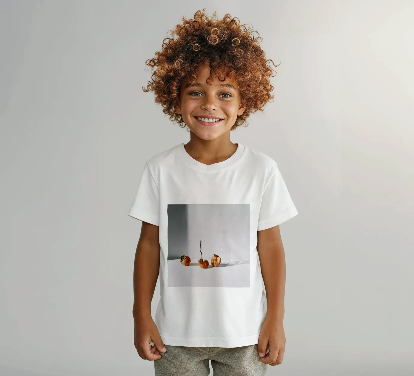 Persimmon Fruit t-shirt bambini da George Griefy