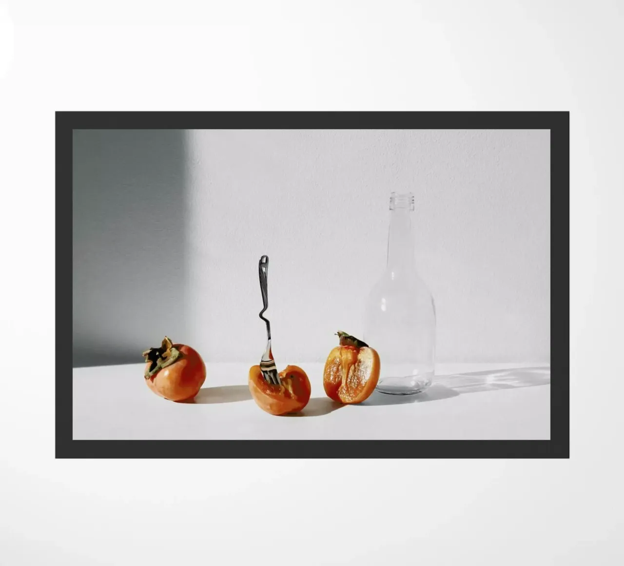 Persimmon Fruit doormat by George Griefy